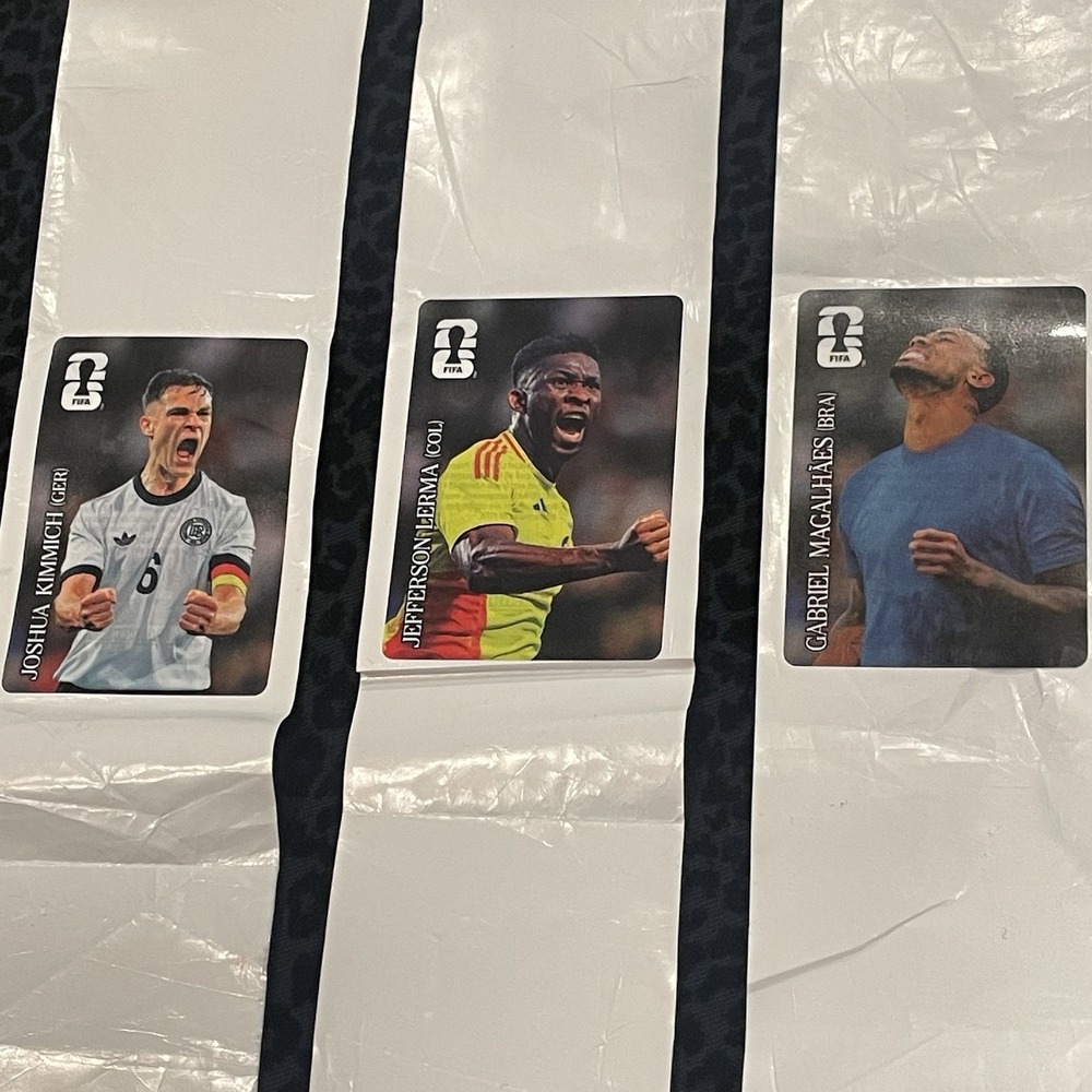 Coca Cola PANINI FIFA 2026 World Cup Sticker Lot Of 3 Jefferson Lerma COL